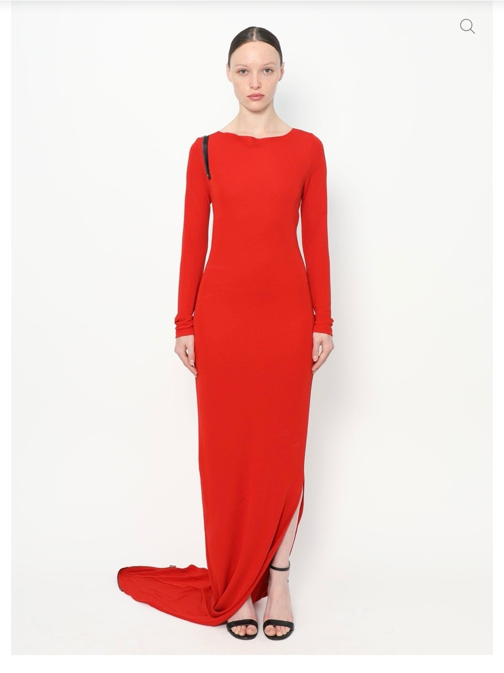 New 🌹 Jean Paul Gaultier red convertible dress with train zip maxi dress size 6